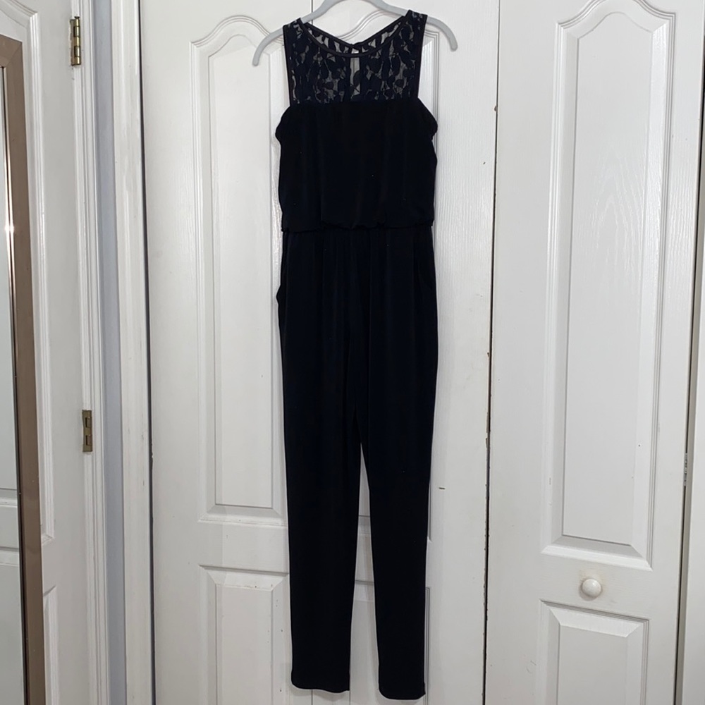 Black Jumpsuit with Pockets
